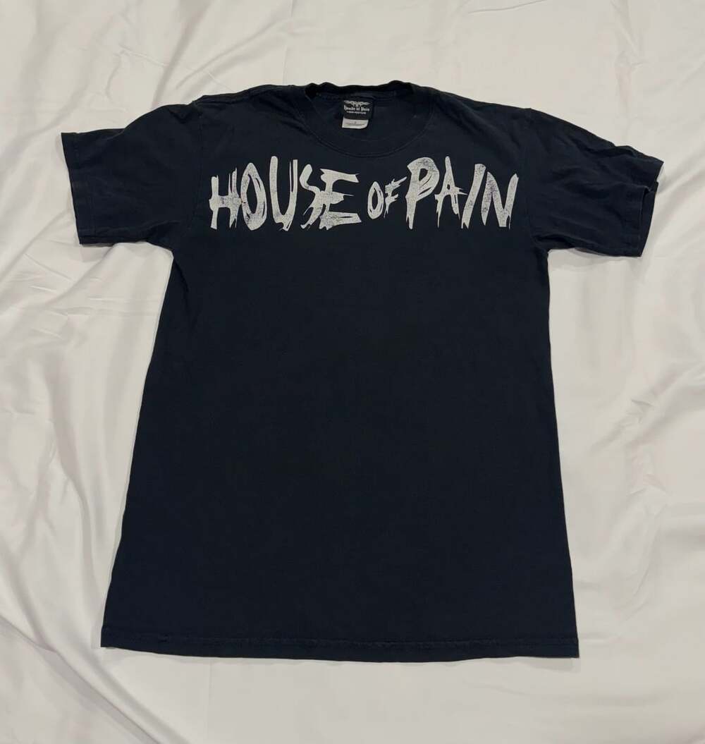 House of Pain gym T-Shirt Size S Black Graphic Tee
